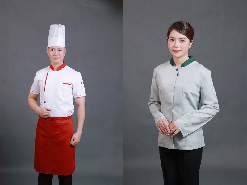 Top Các Mẫu Đồng Phục Nhà Hàng Đẹp, Cao Cấp, Chuyên Nghiệp