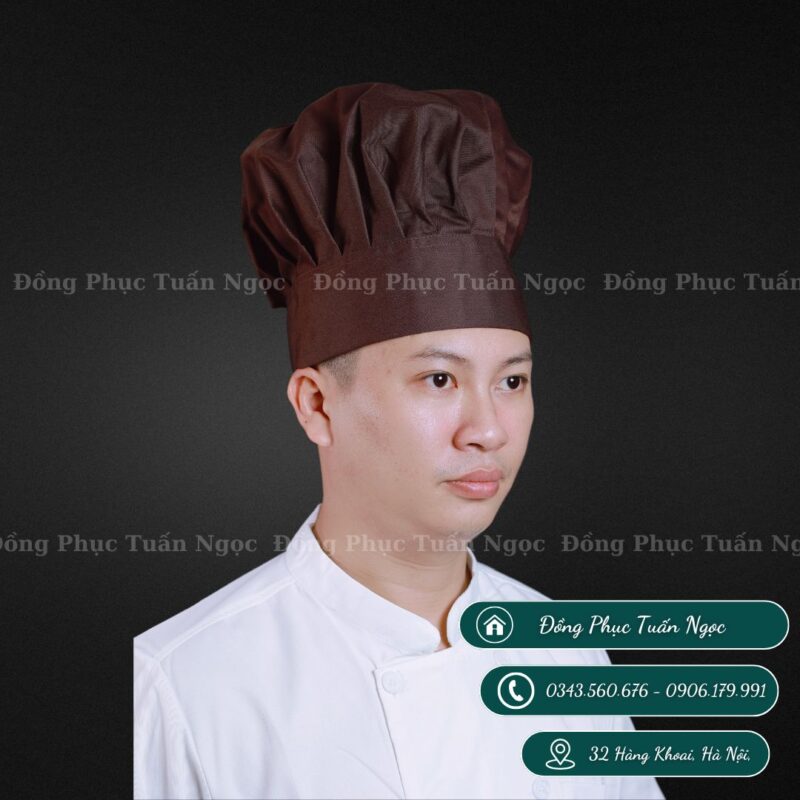Mũ đầu bếp hình nấm mẫu 01