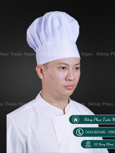 Mũ đầu bếp hình nấm mẫu 02