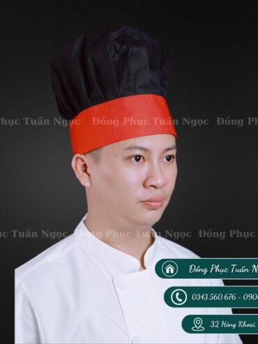 Mũ đầu bếp hình nấm mẫu 03