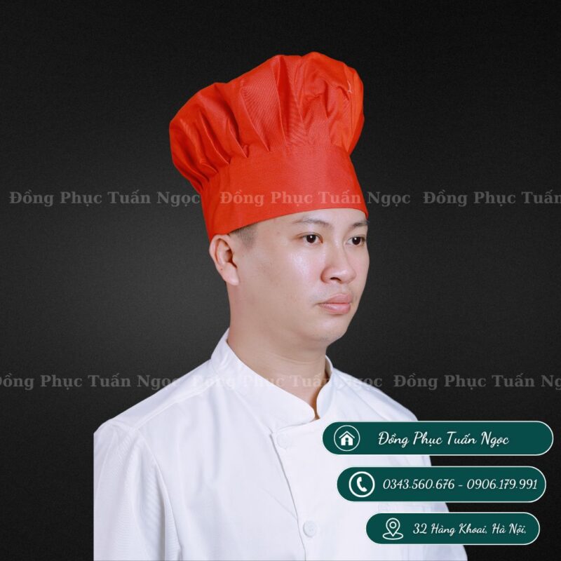 Mũ đầu bếp hình nấm mẫu 05