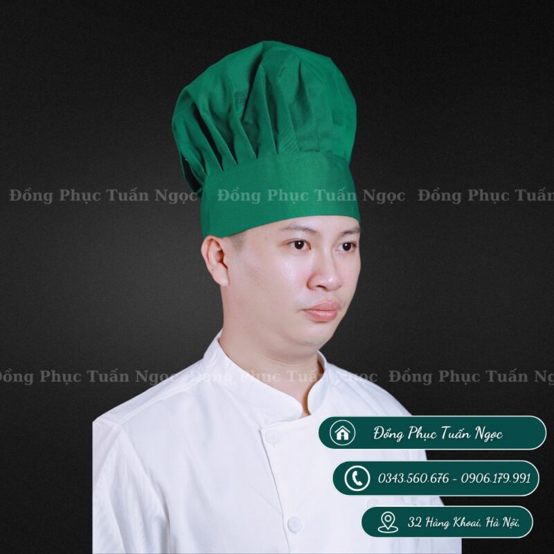 Mũ đầu bếp hình nấm mẫu 06