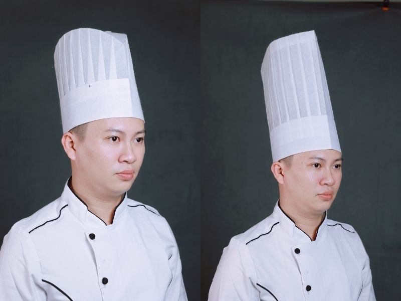 tạp dề và mũ đầu bếp - 3
