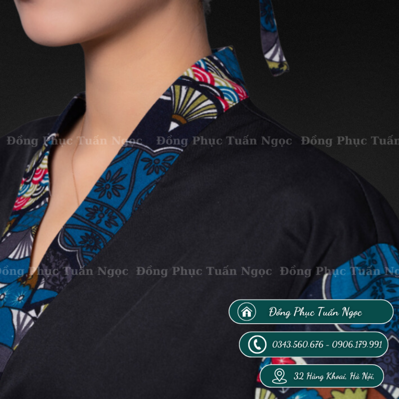 Áo bếp nhật tay lỡ mẫu 31 - 5