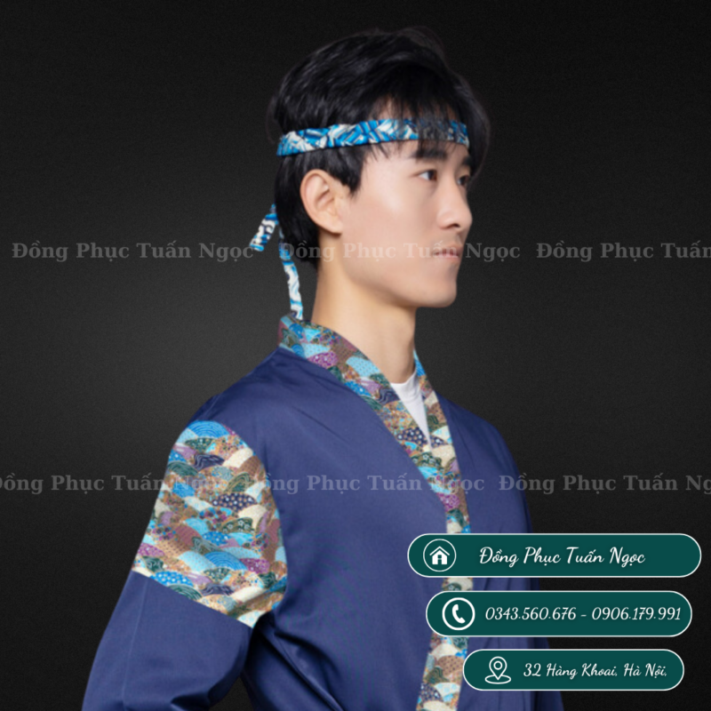 Áo bếp nhật tay lỡ mẫu 31 - 4