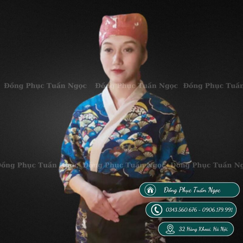 Áo bếp nhật tay lỡ mẫu 31 - 7