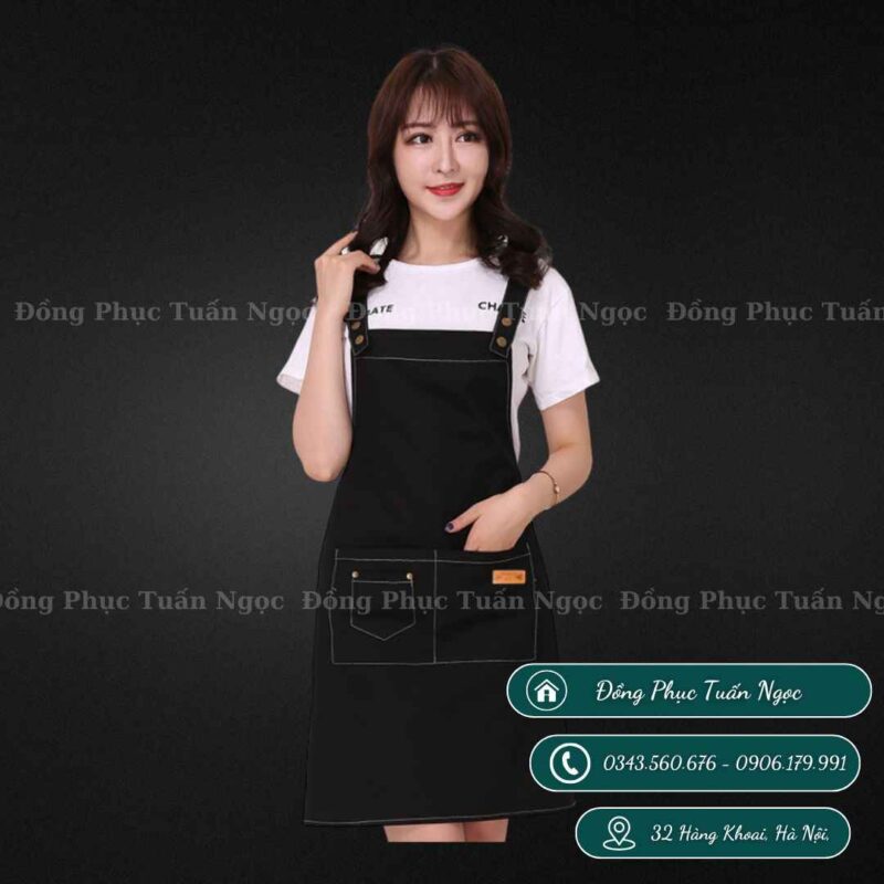 Tạp dề tàu khuy bấm mẫu 09 - 3