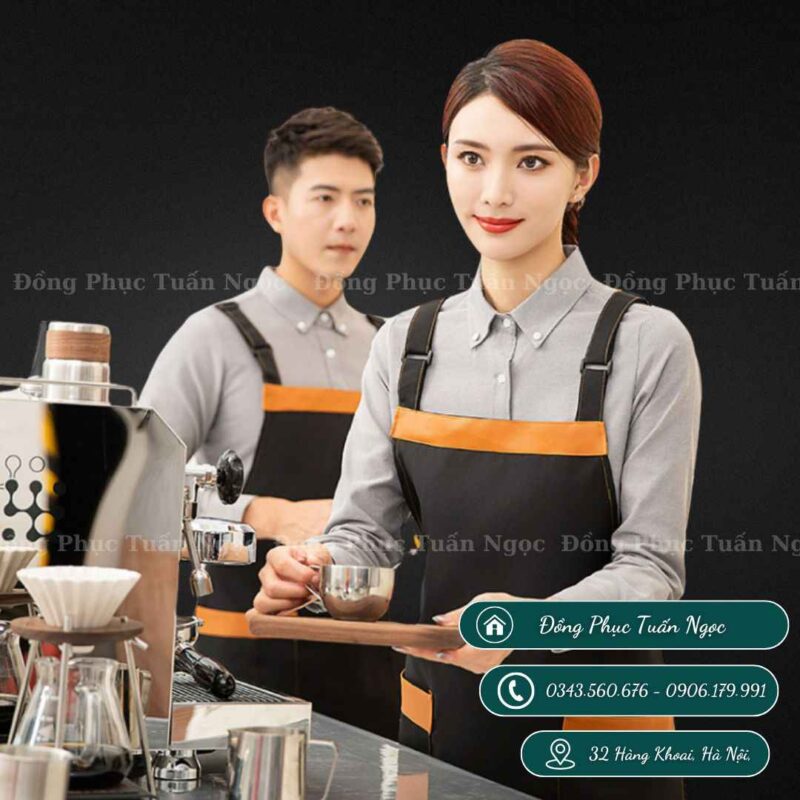 Tạp dề tàu pha cam mẫu 08 - 1