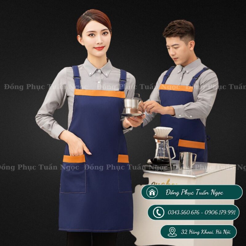 Tạp dề tàu pha cam mẫu 08 - 2