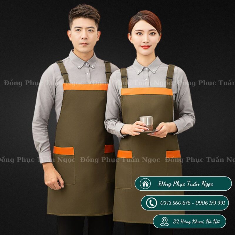 Tạp dề tàu pha cam mẫu 08 - 4