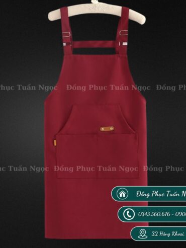 Tạp dè tàu quai vai nẹp màu đỏ mẫu 08 - 1